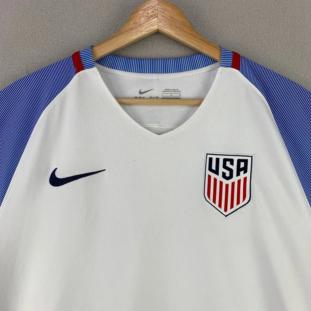 USA Soccer Jersey Nike Mens Large 2016 Short Sleeve Home Stadium Performance Top